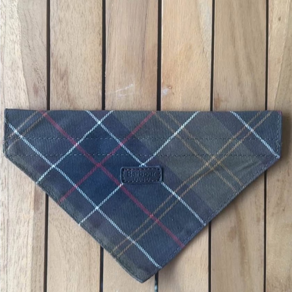 Barbour dog Tartan Bandana